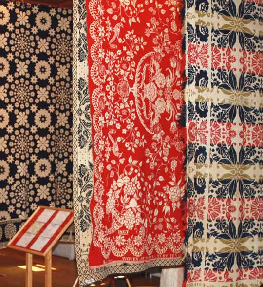 Alling Museum coverlets